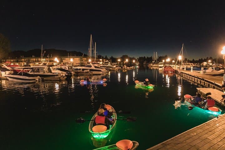 Evening LED Glow Clear Kayak Tour in Lake Tahoe — supplier photograph 1