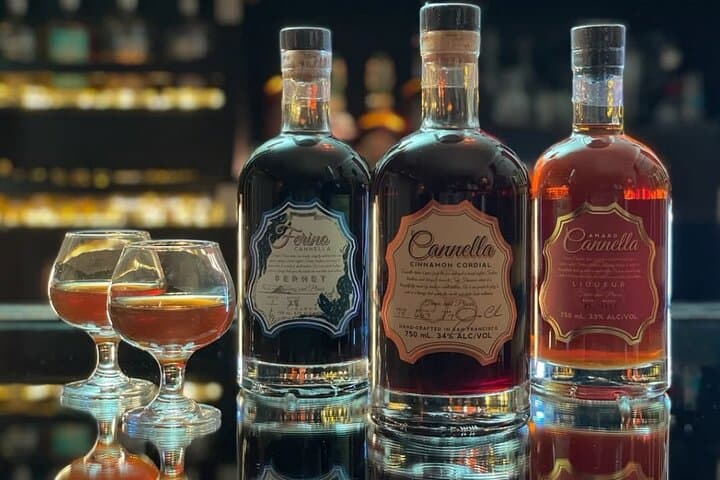 Downtown Reno Distillery Tasting Flight and Signature Cocktail — supplier photograph 1