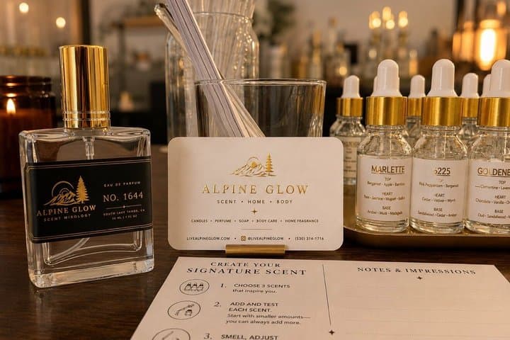 Lake Tahoe Scent Mixology Perfume & Cologne Making — supplier photograph 1